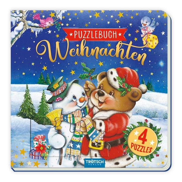 Trötsch Pappenbuch Puzzlebuch Weihnachten, Gebundene Ausgabe von , Trötsch Verlag GmbH & Co. KG, 978-3-96552-838-3