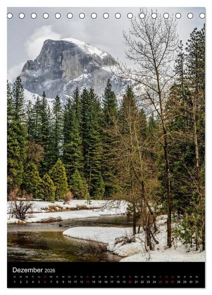 Produktbild: Idylle Pur - Der Yosemite National Park (Tischkalender 2026 DIN A5 hoch), CALVENDO Monatskalender