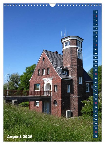 Produktbild: Emden - Sehenswertes der Seehafenstadt (Wandkalender 2026 DIN A3 hoch), CALVENDO Monatskalender