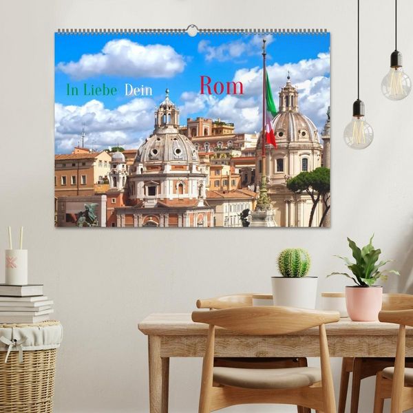 Produktbild: In Liebe Dein Rom (Wandkalender 2027 DIN A2 quer), CALVENDO Monatskalender