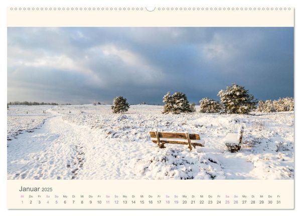 Mehlinger Heide (Wandkalender 2025 DIN A2 quer), CALVENDO Monatskalender