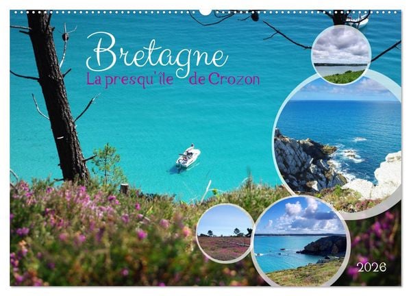 Produktbild: Bretagne La presqu'&icirc;le de Crozon (Calendrier mural 2026 DIN A2 vertical), CALVENDO calendrier mensuel