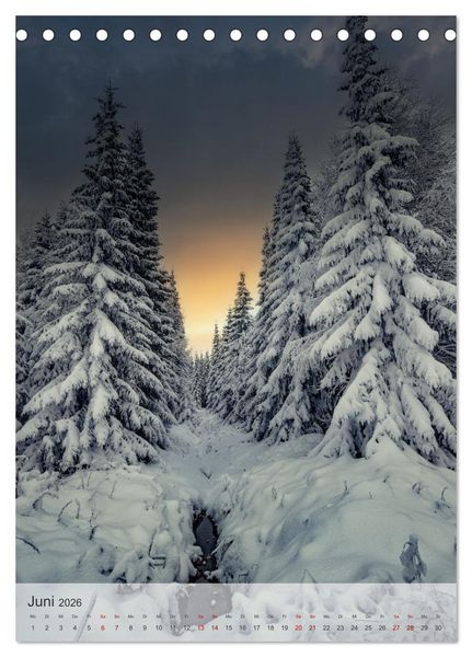 Produktbild: Winter Spaziergang (Tischkalender 2026 DIN A5 hoch), CALVENDO Monatskalender