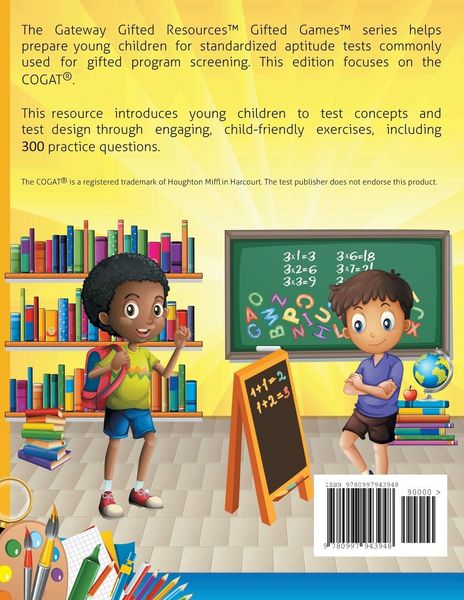Produktbild: Gifted and Talented COGAT Test Prep
