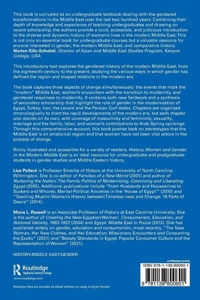 Produktbild: History, Women and Gender in the Modern Middle East