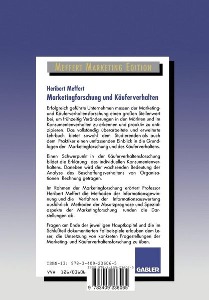 Produktbild: Marketingforschung und K&auml;uferverhalten