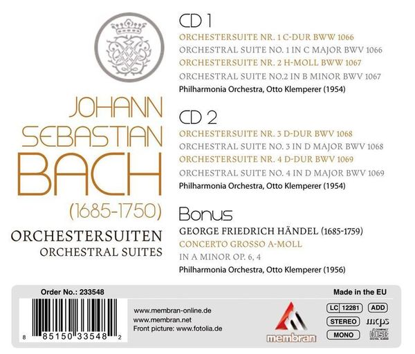 Produktbild: Bach: Orchestersuiten