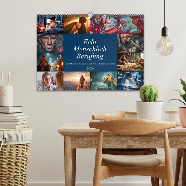 Produktbild: Echt Menschlich Berufung (Wandkalender 2026 DIN A3 quer), CALVENDO Monatskalender