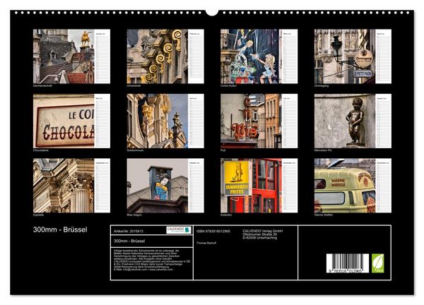 Produktbild: 300mm - Br&uuml;ssel (hochwertiger Premium Wandkalender 2026 DIN A2 quer), Kunstdruck in Hochglanz