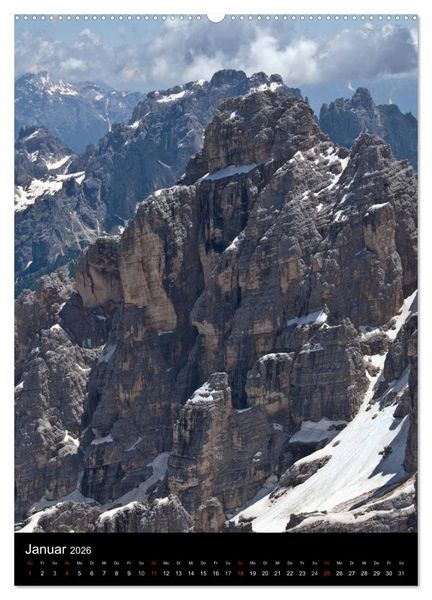 Produktbild: Dolomiten &ndash; Eine Gipfelparade (Wandkalender 2026 DIN A2 hoch), CALVENDO Monatskalender