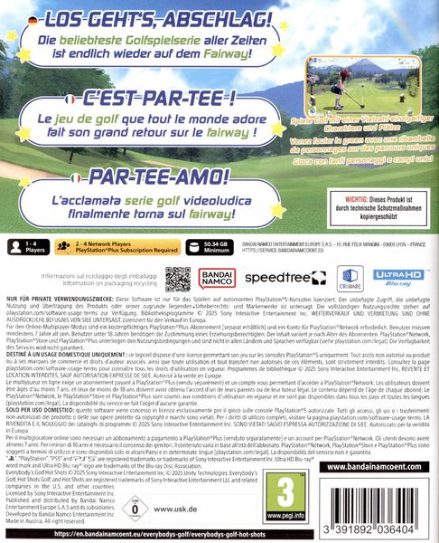 Produktbild: Everybody's Golf - Hot Shots