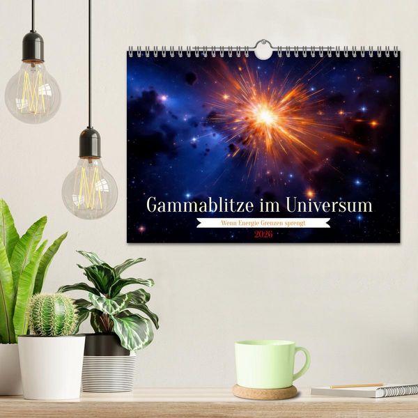 Produktbild: Gammablitze im Universum (Wandkalender 2026 DIN A4 quer), CALVENDO Monatskalender