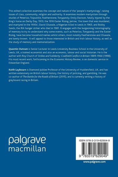 Produktbild: Secular Martyrdom in Britain and Ireland