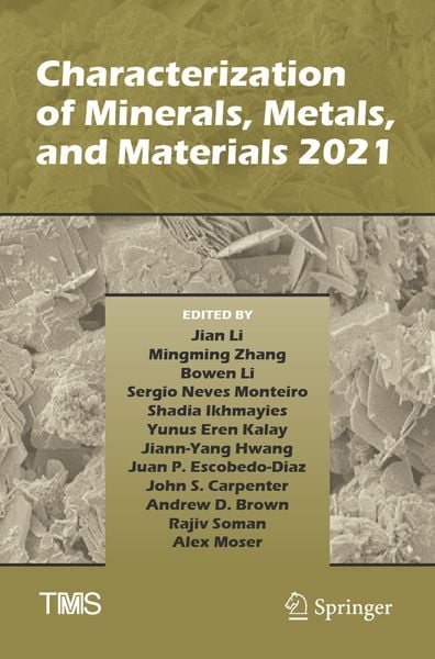 Produktbild: Characterization of Minerals, Metals, and Materials 2021