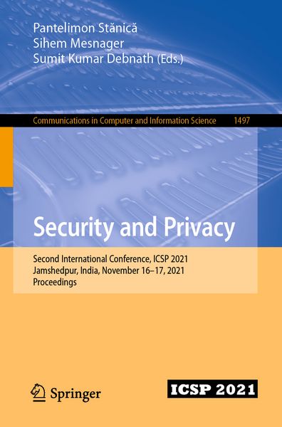 Produktbild: Security and Privacy