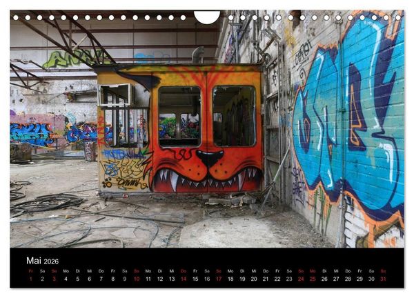 Produktbild: Grafittikunst (Wandkalender 2026 DIN A4 quer), CALVENDO Monatskalender