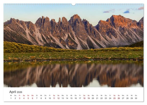 Produktbild: Bezaubernde Bergseen (Wandkalender 2026 DIN A2 quer), CALVENDO Monatskalender
