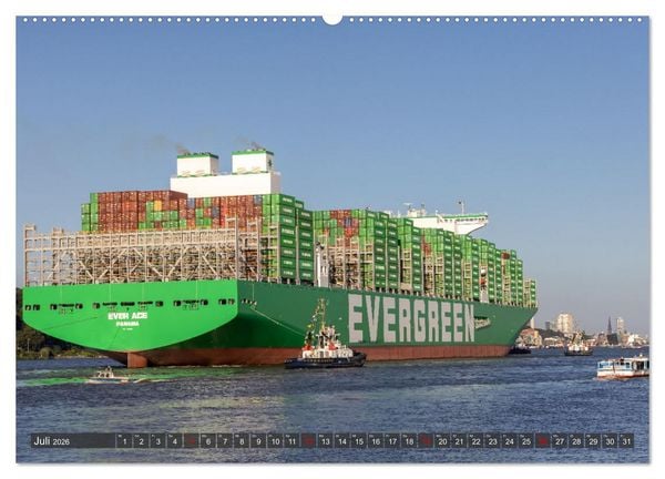Produktbild: Hamburg - Die Weltstadt an der Waterkant (hochwertiger Premium Wandkalender 2026 DIN A2 quer), Kunstdruck in Hochglanz