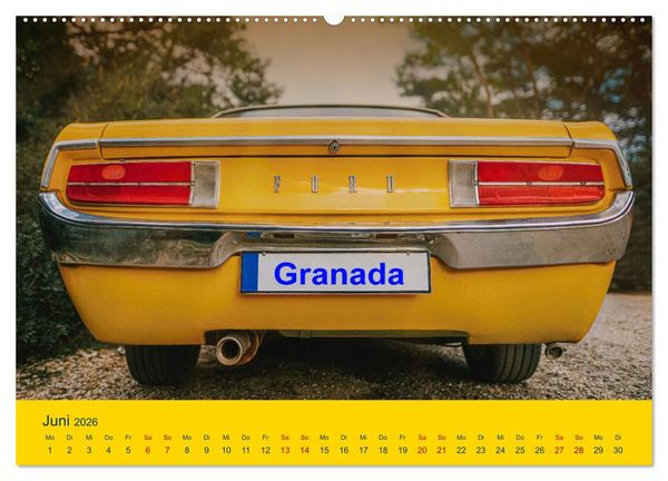 Produktbild: Automobile Tr&auml;ume der 70er (Wandkalender 2026 DIN A2 quer), CALVENDO Monatskalender