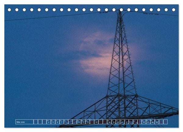 Produktbild: Faszination Mond - der etwas andere Mondkalender (Tischkalender 2026 DIN A5 quer), CALVENDO Monatskalender