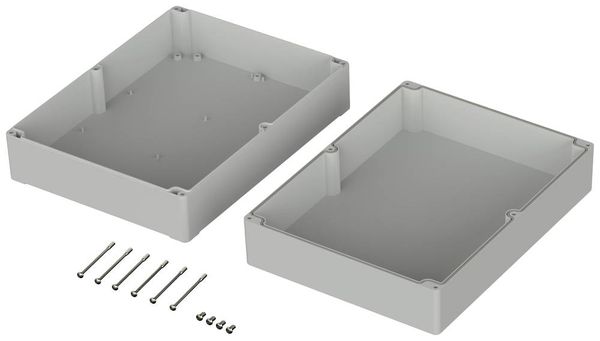 Produktbild: Bopla EUROMAS M 254 02254000 Industrie-Geh&auml;use 300 x 230 x 110 Polycarbonat Lichtgrau (RAL 7035) 1 St.