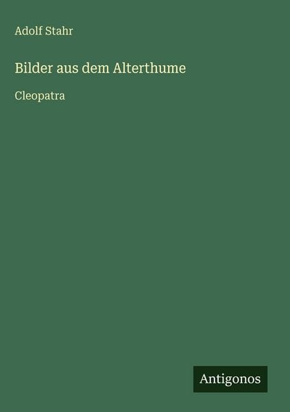 Produktbild: Bilder aus dem Alterthume