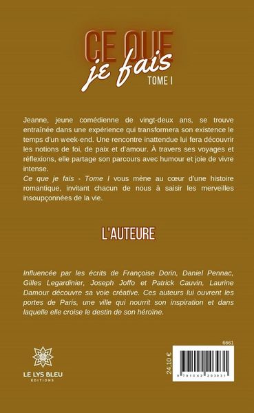 Produktbild: Damour, L: Ce que je fais - Tome I