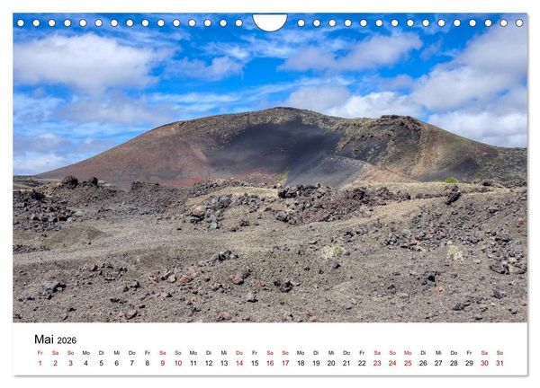 Produktbild: Lanzarote - Insel der spektakul&auml;ren Landschaften (Wandkalender 2026 DIN A4 quer), CALVENDO Monatskalender