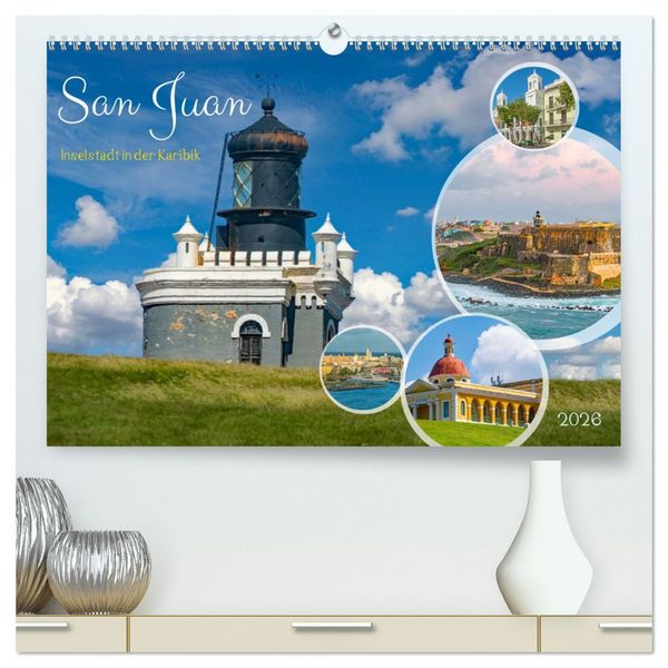 Produktbild: San Juan - Inselstadt in der Karibik (hochwertiger Premium Wandkalender 2026 DIN A2 quer), Kunstdruck in Hochglanz
