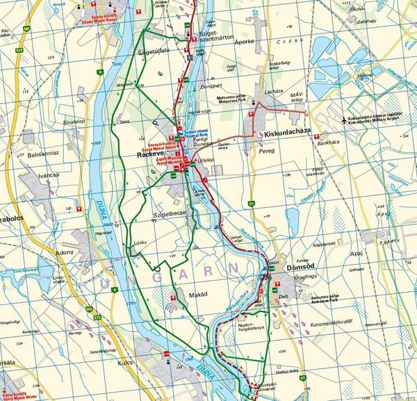 Produktbild: EuroVelo6 (Budapest - Schwarzes Meer) 1:100 000