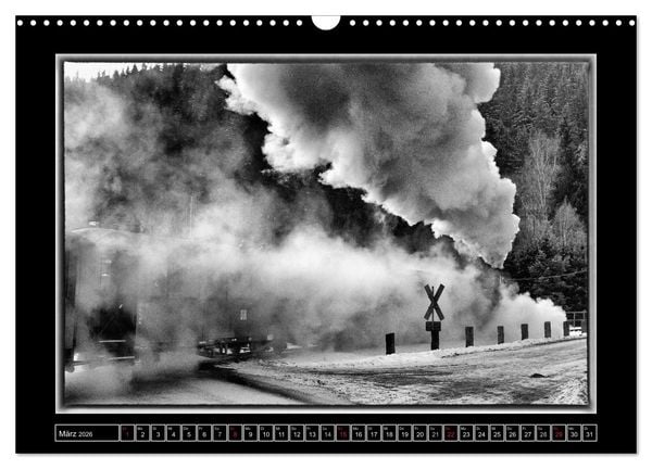 Produktbild: Die Pre&szlig;nitztalbahn (Wandkalender 2026 DIN A3 quer), CALVENDO Monatskalender