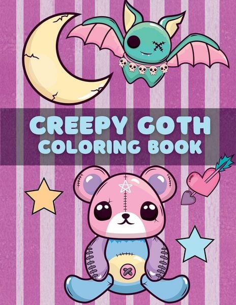 Produktbild: Creepy Goth Coloring Book