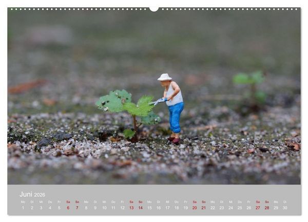 Produktbild: Das zweite Leben von Miniatur-Figuren (Wandkalender 2026 DIN A2 quer), CALVENDO Monatskalender