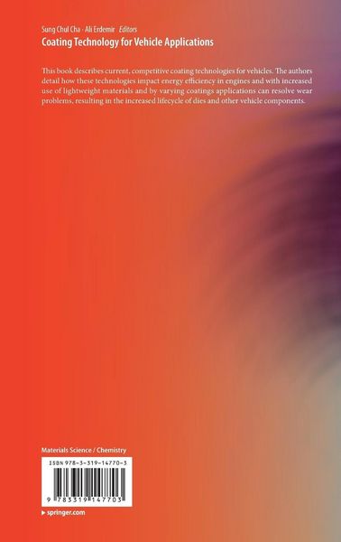 Produktbild: Coating Technology for Vehicle Applications