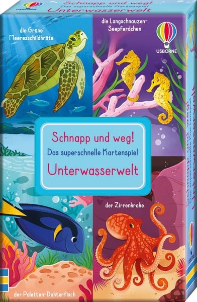 Produktbild: Schnapp und weg! Das superschnelle Kartenspiel: Unterwasserwelt
