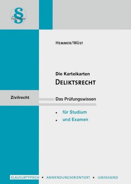 Produktbild: Karteikarten - Deliktsrecht