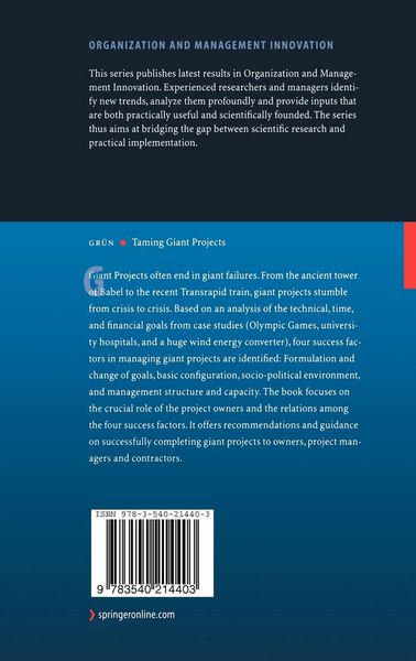 Produktbild: Taming Giant Projects