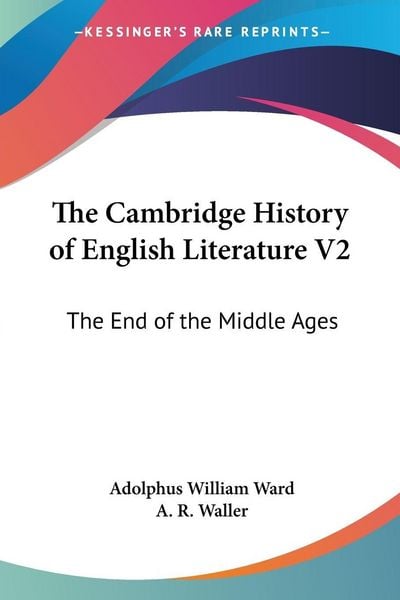 Produktbild: The Cambridge History of English Literature V2