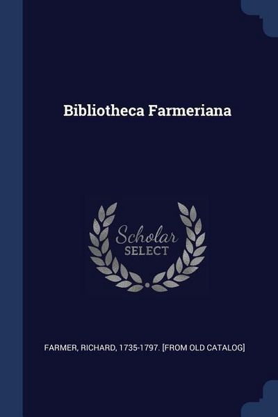 Produktbild: Bibliotheca Farmeriana