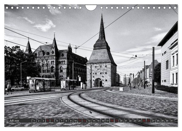 Produktbild: Ein Blick auf die Hansestadt Rostock (Wandkalender 2026 DIN A4 quer), CALVENDO Monatskalender