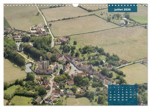 Produktbild: Le Berry secret, le Cher vu du ciel (Calendrier mural 2026 DIN A3 vertical), CALVENDO calendrier mensuel