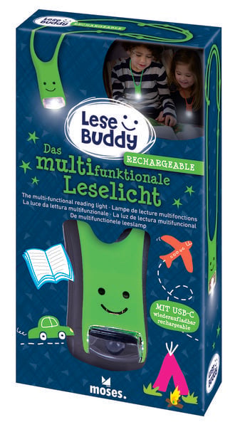 Produktbild: Lese Buddy mit USB-C Neon Gr&uuml;n