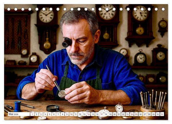 Produktbild: Traditionelle Gewerke (Tischkalender 2026 DIN A5 quer), CALVENDO Monatskalender