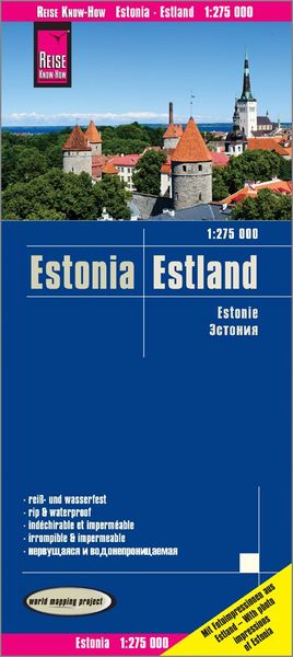 Produktbild: Reise Know-How Landkarte Estland / Estonia (1:275.000)