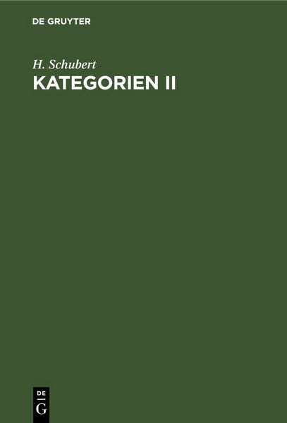 Produktbild: Kategorien II