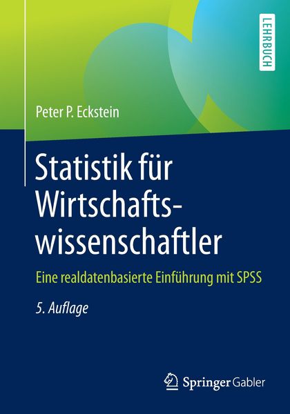 Produktbild: Statistik f&uuml;r Wirtschaftswissenschaftler