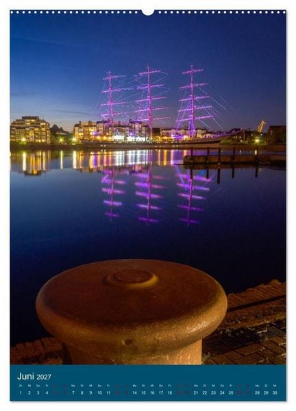Produktbild: Wilhelmshaven - Impressionen aus der Hafenstadt (hochwertiger Premium Wandkalender 2027 DIN A2 hoch), Kunstdruck in Hochglanz