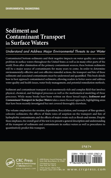Produktbild: Sediment and Contaminant Transport in Surface Waters