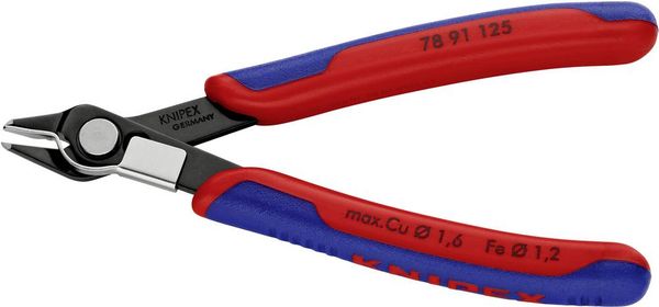 Produktbild: Knipex Super-Knips 78 91 125 Elektronik- u. Feinmechanik Printzange mit Facette 125mm