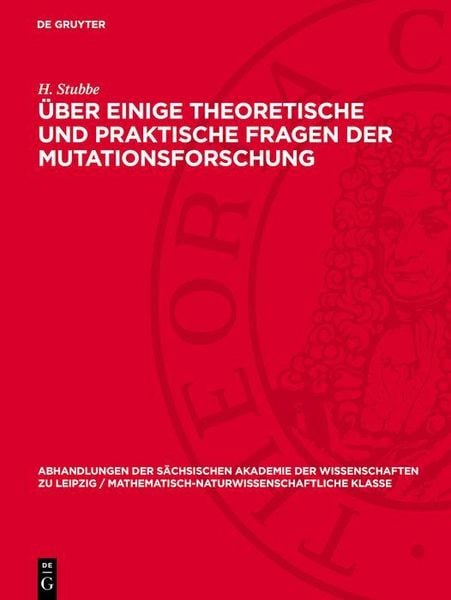 Produktbild: &Uuml;ber einige theoretische und praktische Fragen der Mutationsforschung